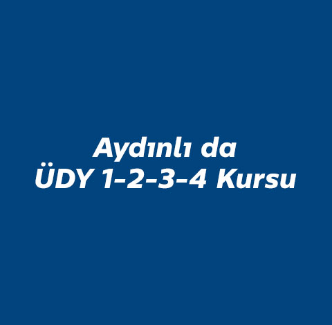Aydınlı ÜDY Belgesi Aydınlı ÜDY Belgesi